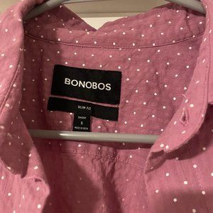 Pink Riviera Bonobos Small Slim Fit Button Down
